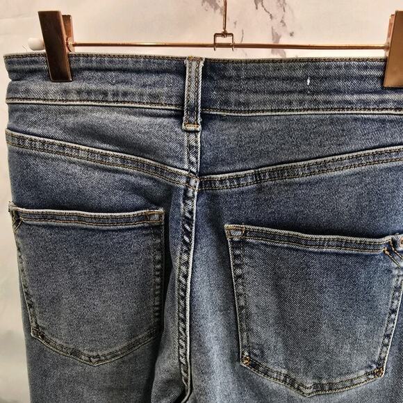 Pilcro Jeans Womens 25 Skinny High Rise Cigarette Light Wash Stone - Picture 7 of 13